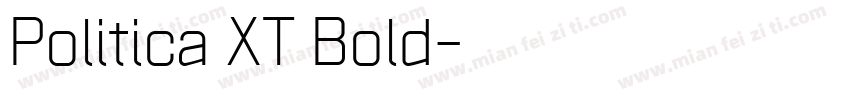 Politica XT Bold字体转换
